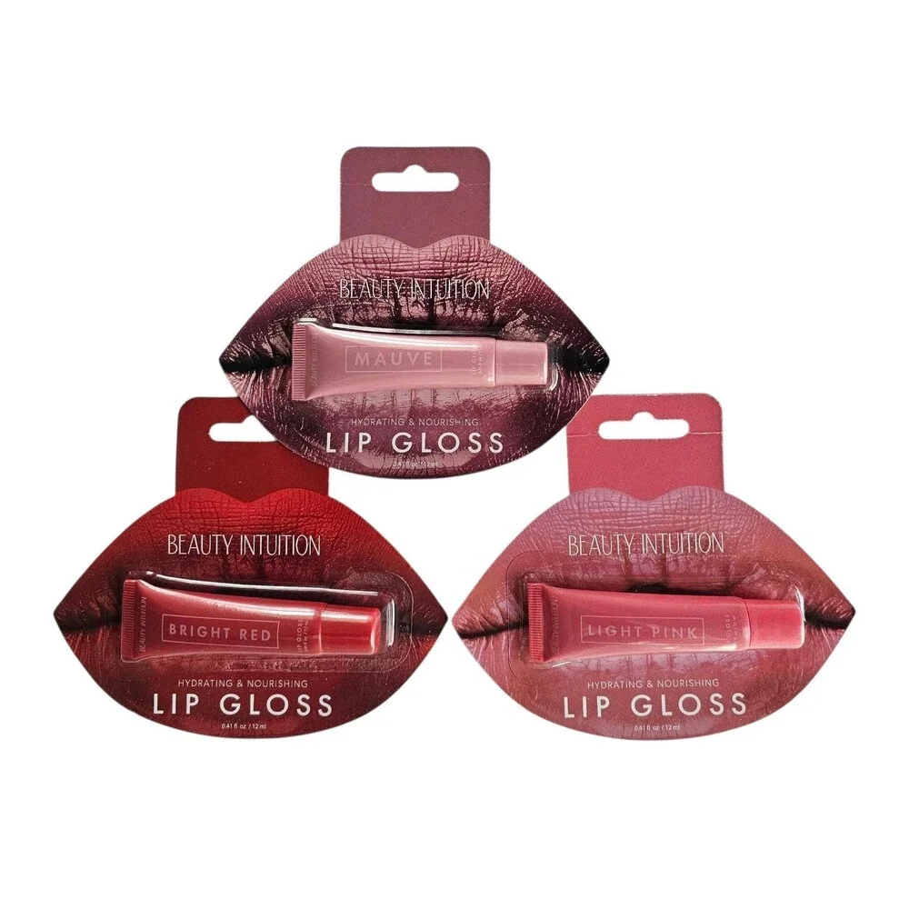 BEAUTY INTUITION HYDRATING NOURISHING LIPGLOSS (3 pack)